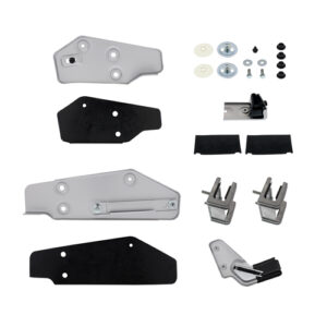 1969-1970 Ford Mustang Driver LH Door Glass Mounting Bracket & Guide Kit